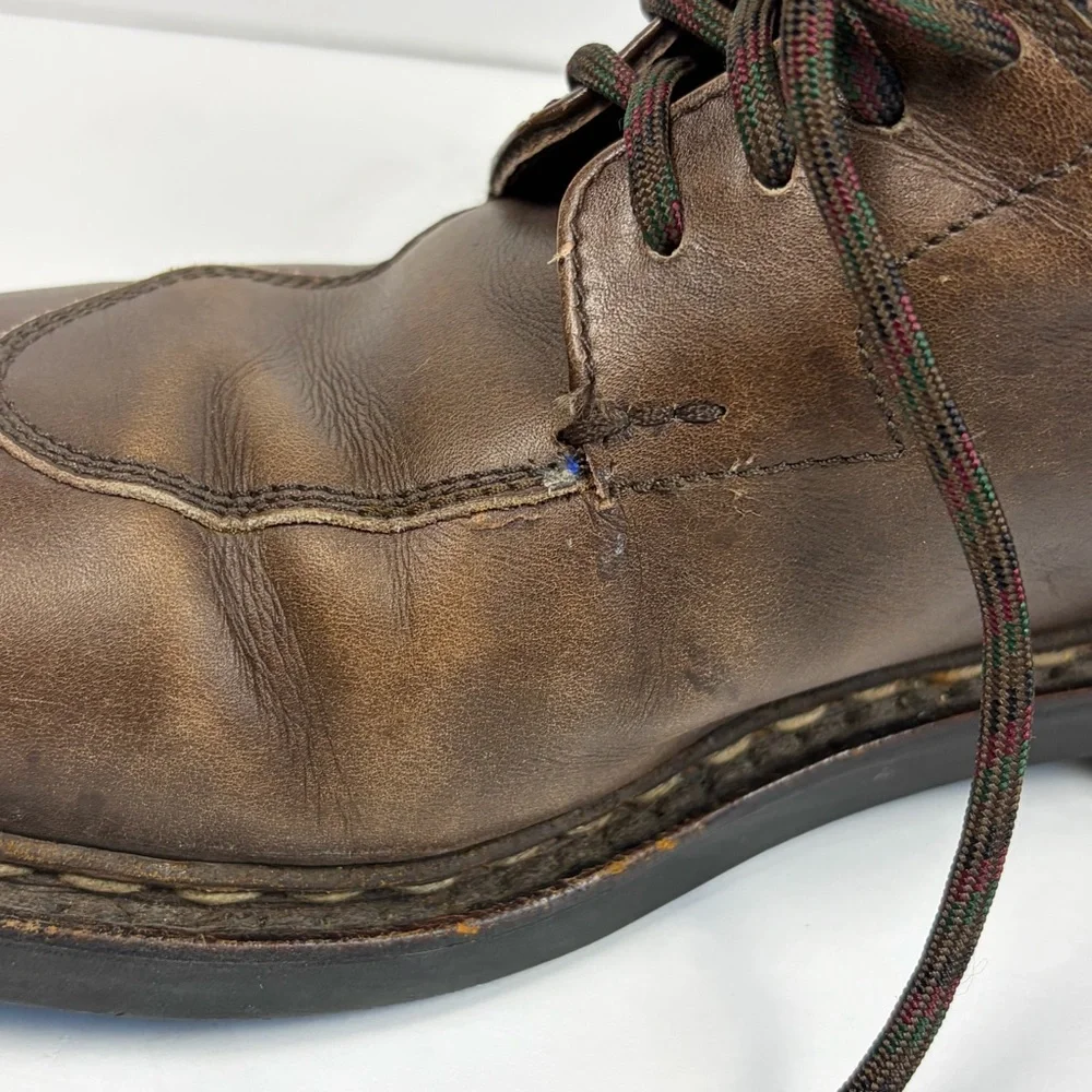 Heschung Ginkgo Brown Leather Split Toe Dress Boots Men's US 7 / UK 5.5 / EU 40 - Picture 6 of 16